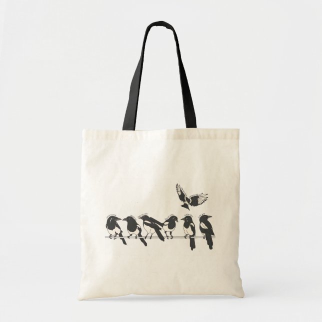 Tote Bag Un pour la peine, deux pour la joie (Devant)