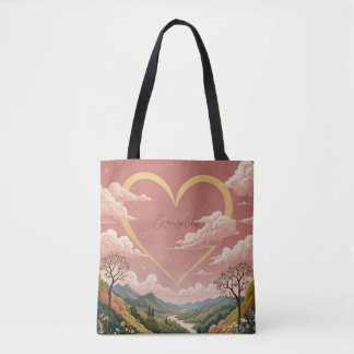 Tote Bag Un regard sincère pour une fille personnalisé