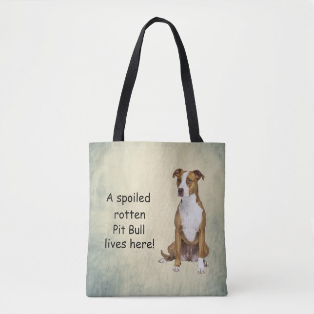 Tote Bag Un Taureau pourri habite ici (Devant)