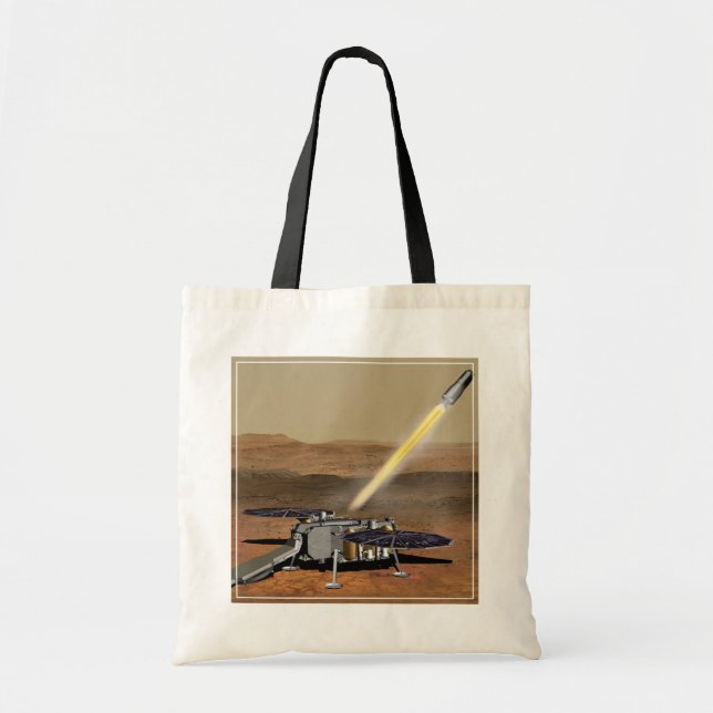 Tote Bag Un Véhicule Mars Ascent A Été Lancé Depuis Mars. (Devant)