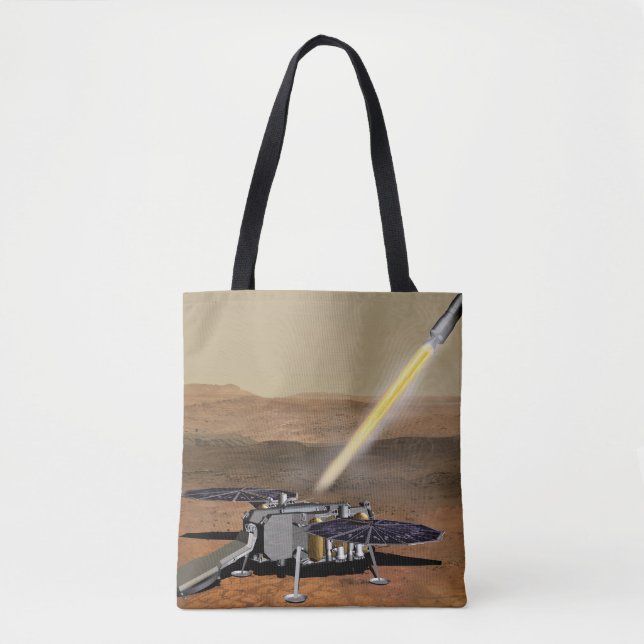 Tote Bag Un Véhicule Mars Ascent A Été Lancé Depuis Mars. (Devant)