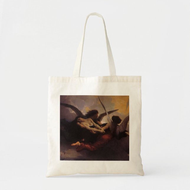 Tote Bag Une âme portée au ciel par Bouguereau (Devant)