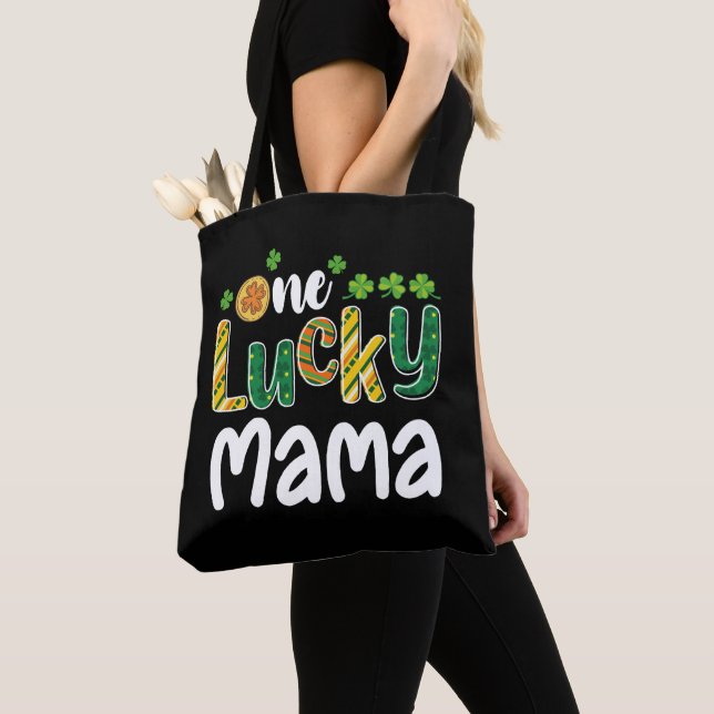 Tote Bag Une chance Mama Matching Family St Patrick's Day (De près)