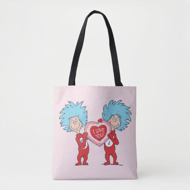 Tote Bag Une Chose Deux Je T'Aime (Devant)
