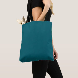 Tote Bag Une couleur sarcelle unie remplit l'image entière