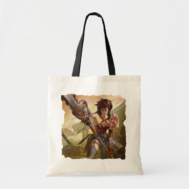 Tote Bag Une crise infinie Illustration d'une Femme Merveil (Devant)