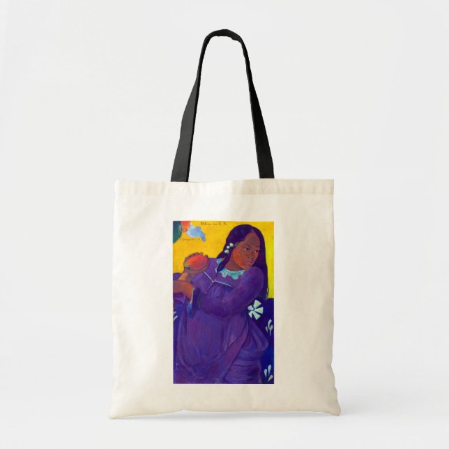 Tote Bag Une femme avec un mangue, Gauguin (Devant)