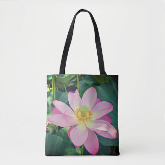 Tote Bag Une fleur de lotus vibrante