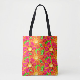 Tote Bag Une floraison lumineuse pour une hippie moderne un