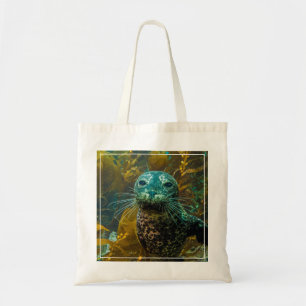 Tote Bag Une forêt curieuse Santa Barbara de varech de