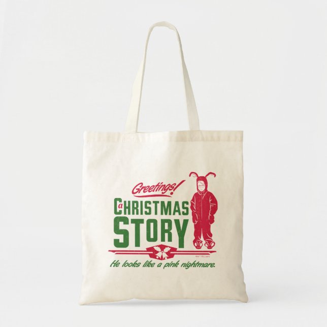 Tote Bag Une histoire de Noël | Il ressemble à un cauchemar (Devant)