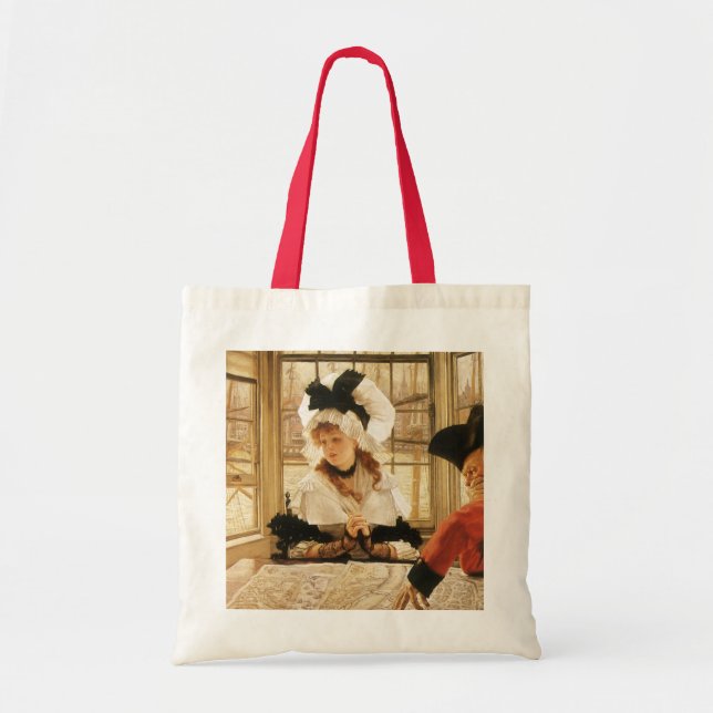 Tote Bag Une histoire fastidieuse de James Tissot, Art Vint (Devant)