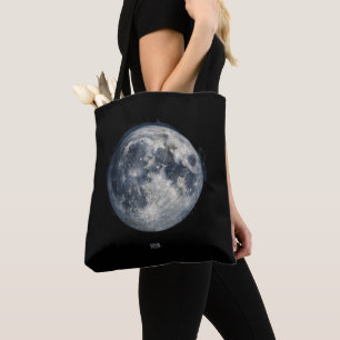 Tote Bag Une peinture de la lune dans l'espace