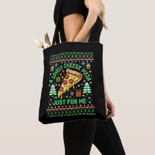 Tote Bag Une pizza au fromage adorable juste pour moi Noël 