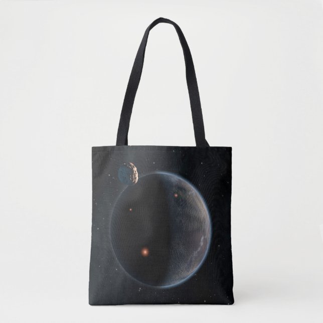 Tote Bag Une Planète Comme La Terre Riche En Carbone Et Sèc (Devant)
