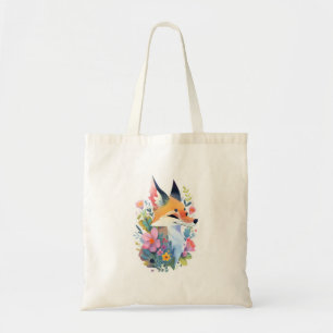 Tote Bag Une scène fantaisiste d'un renard mignon dans les