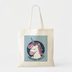 Tote Bag Unicorn sourit