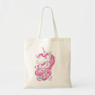 Tote Bag Unicorne rose