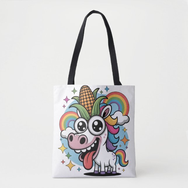 Tote Bag Unicorne unique (Devant)
