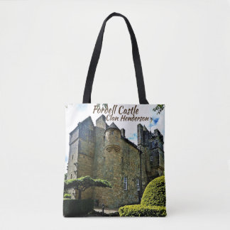 Tote Bag Unique Scottish Clan Henderson's Fordell Castle