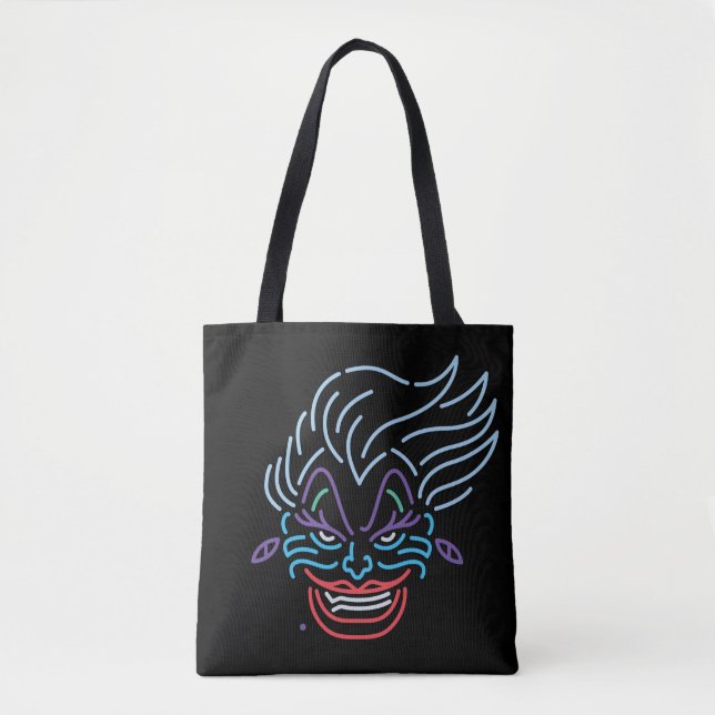 Tote Bag Ursula | Visage néon (Devant)