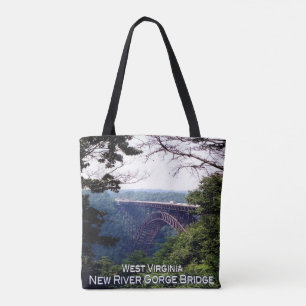 Tote Bag US West Virginia - New River Gorge Bridge -