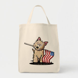Tote Bag USA Cairn Terrier Grocery Fourre-tout