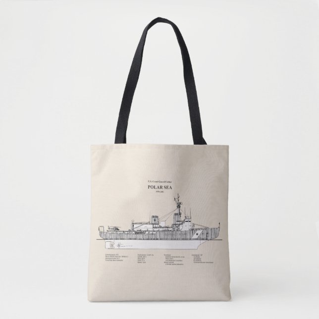 Tote Bag USCG Cutter Polar Sea wagb-11 - SBD (Devant)