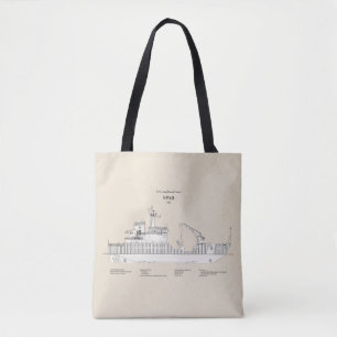 Tote Bag USCG Cutter Spar wlb-206 - SBD