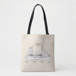 Tote Bag USCG Lighthouse Tender Columbine - SBD