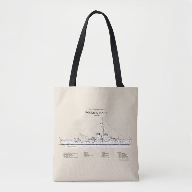 Tote Bag USCG Roger B. Taney whec-37 - SBD (Devant)