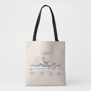 Tote Bag USCGT À feuillage persistant wlb-295 - SBD