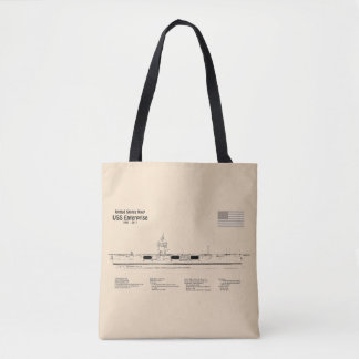 Tote Bag USS Enterprise - Plan directeur des expéditions SD