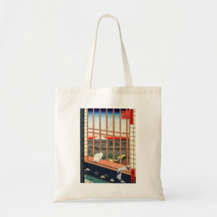 Tote Bag Utagawa Hiroshige - Champs de riz Asakusa