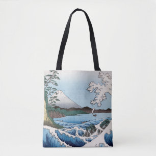 Tote Bag Utagawa Hiroshige - Mer au large de Satta, provinc