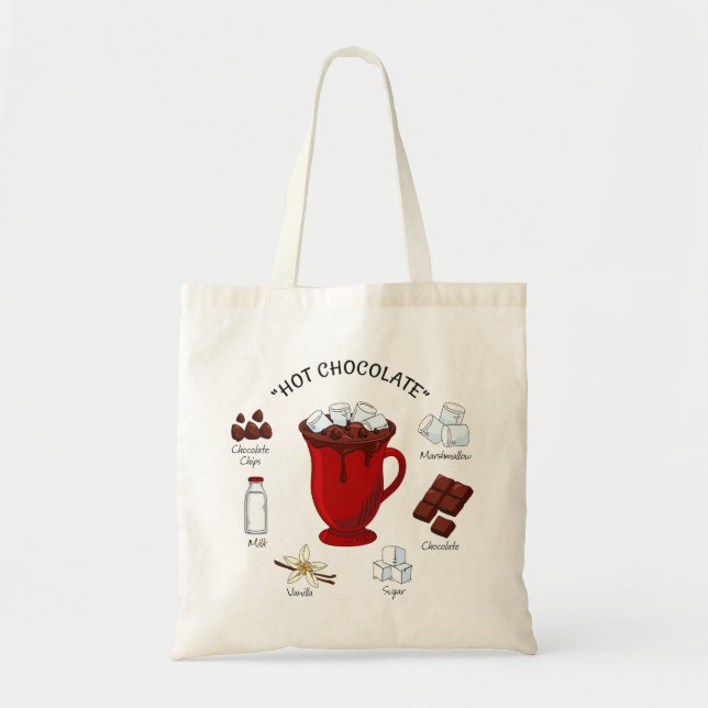 Tote Bag Vacances Chaudes Chocolat (Devant)