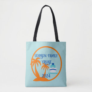 Tote Bag Vacances en croisière tropicale