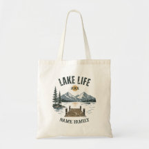 Vacances en famille rétro grunge au bord du lac