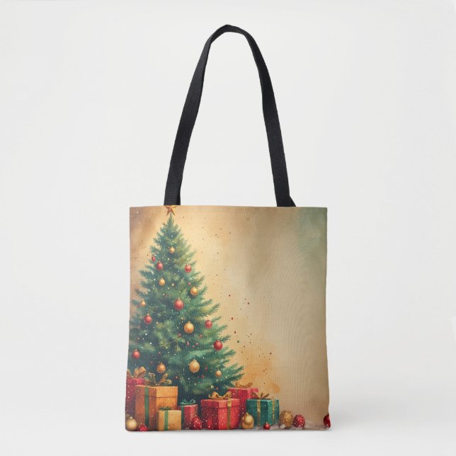 Tote Bag Vacances Spirit Aquarelle Art Fourre-tout (Devant)