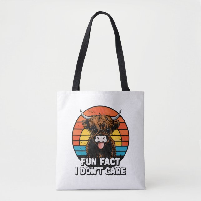 Tote Bag Vache. (Devant)