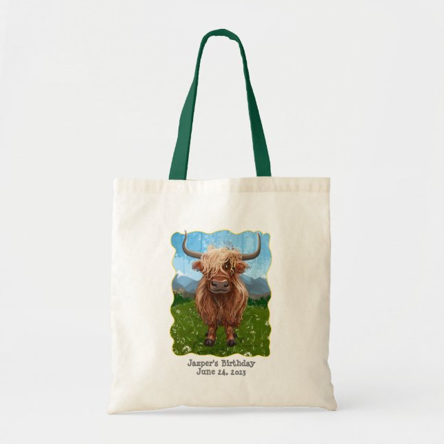 Tote Bag Vache des Hautes Terres (Devant)