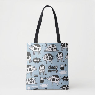 Tote Bag Vache et lait