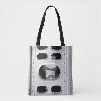 Tote Bag Vache noire et blanche dans un camion de bétail mo