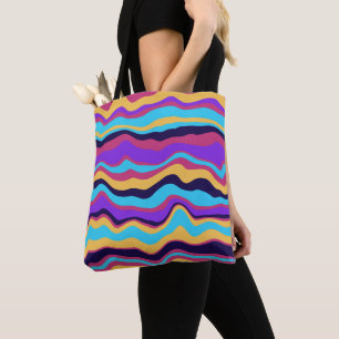 Tote Bag Vagues Abstraites