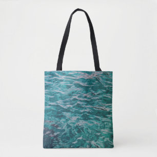 Tote Bag Vagues de l'océan émeraude