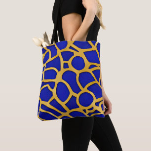 Tote Bag Vagues fracturées du paysage marin Abstrait 11