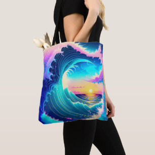 Tote Bag Vagues océaniques