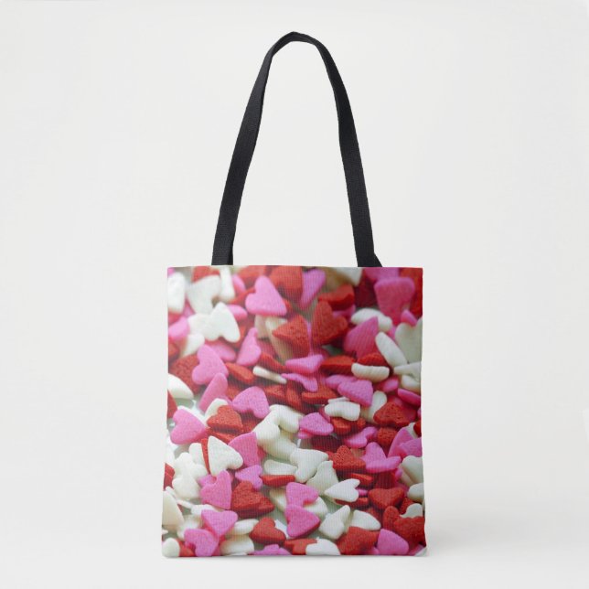 Tote Bag Valentine Hearts (Devant)