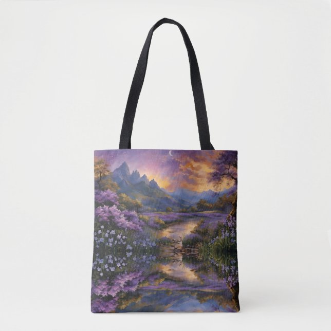 Tote Bag Vallée de la Lavender à Dawn (Devant)