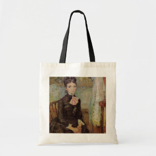 Tote Bag Van Gogh, Femme assise au berceau, Art Vintage